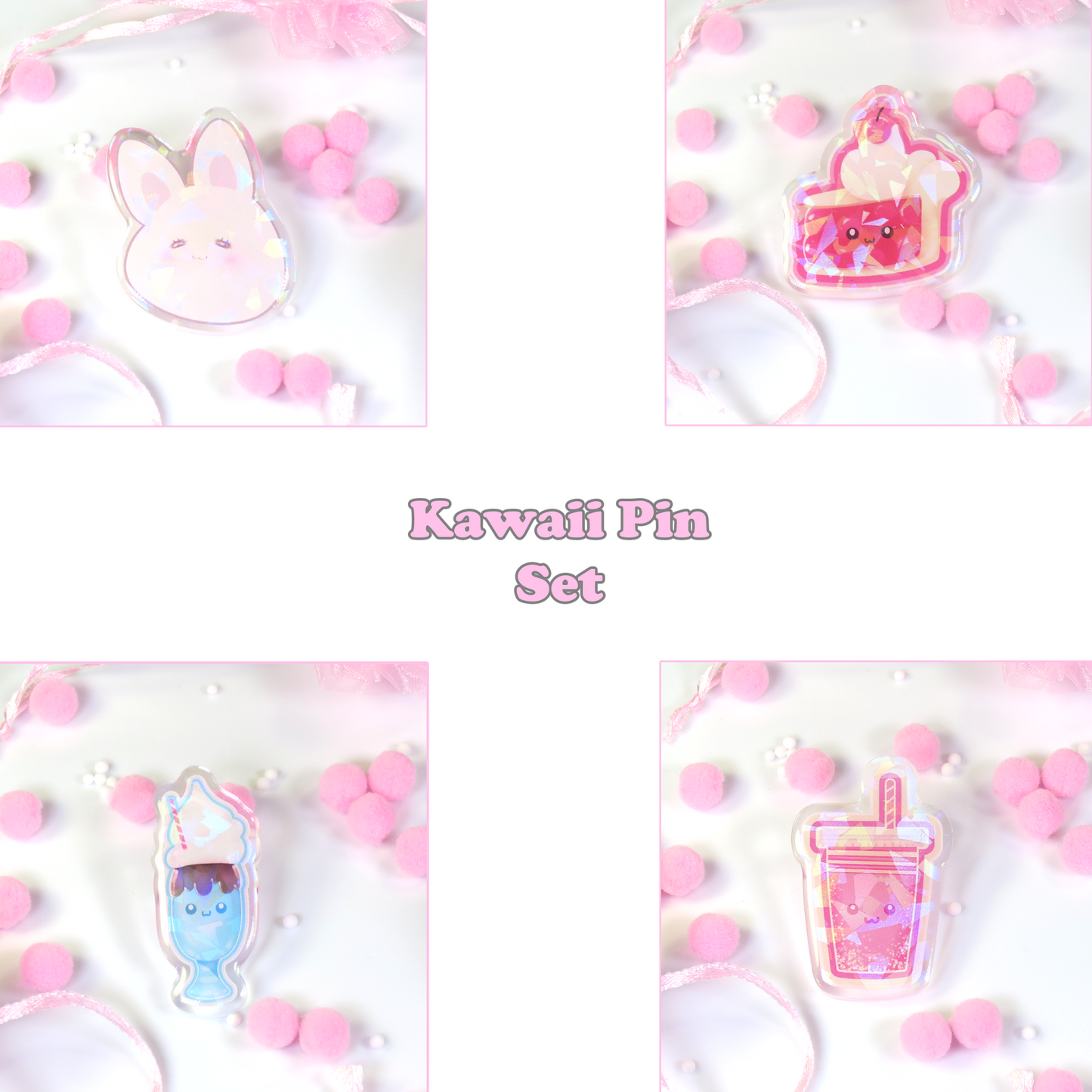 Kawaii Pin Set