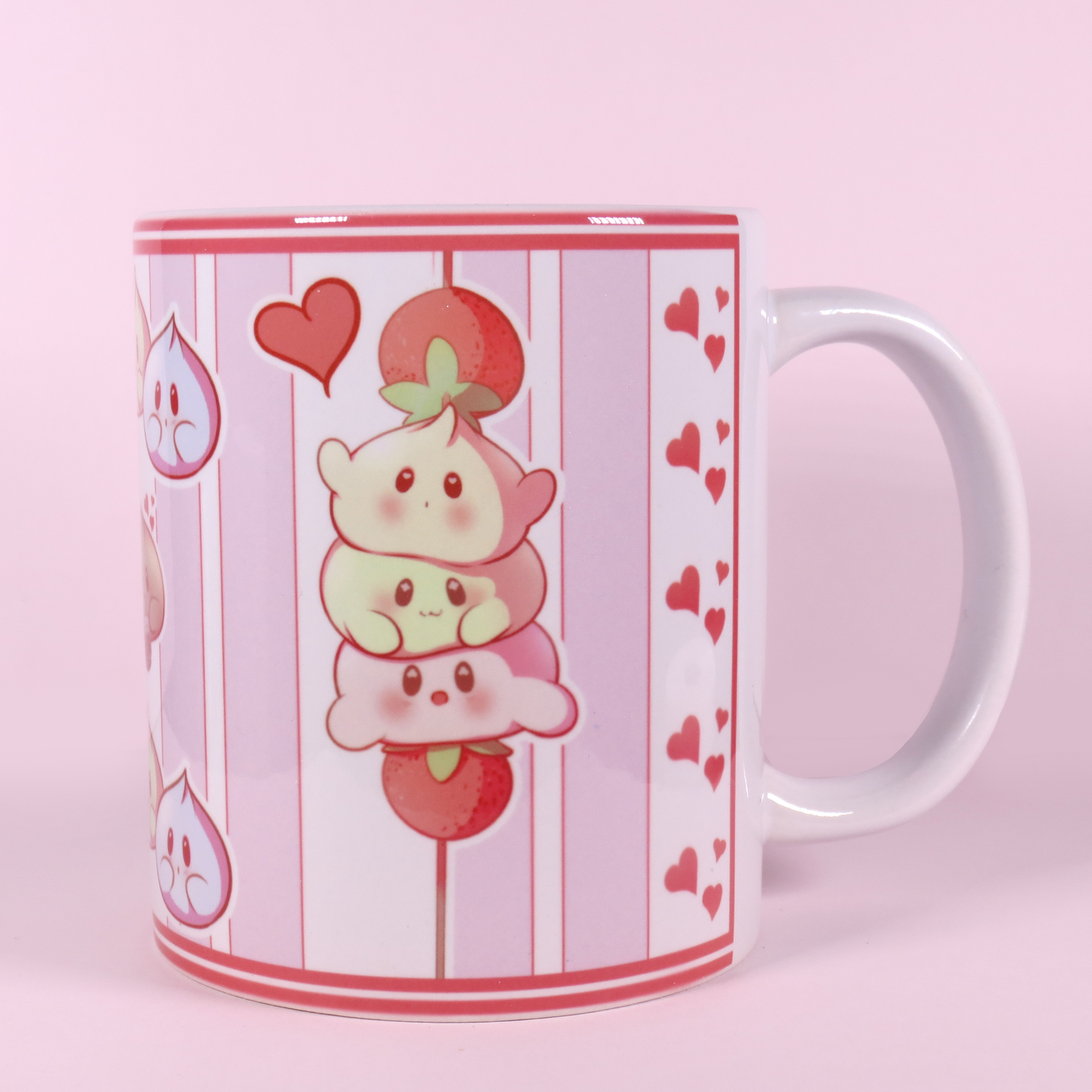 "Mochi Treat" 11oz Ceramic Kawaii Mug - Dishwasher & Microwave Safe