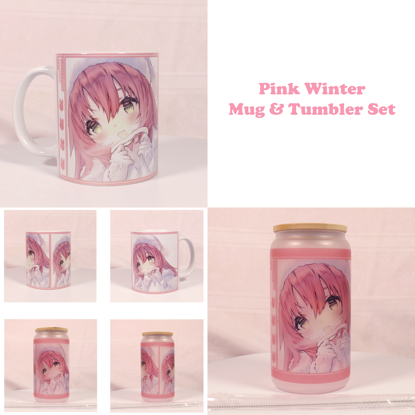 Pink Winter Mug & Tumbler