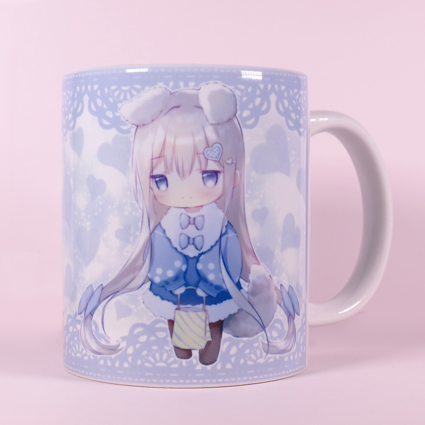 "Winter Wolf" 11oz Ceramic Anime Mug - Dishwasher & Microwave Safe